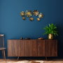 Wallity Eysan Escultura de Pared de Metal Multicolor
